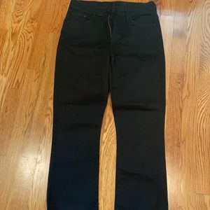 Black Straight Leg Jeans